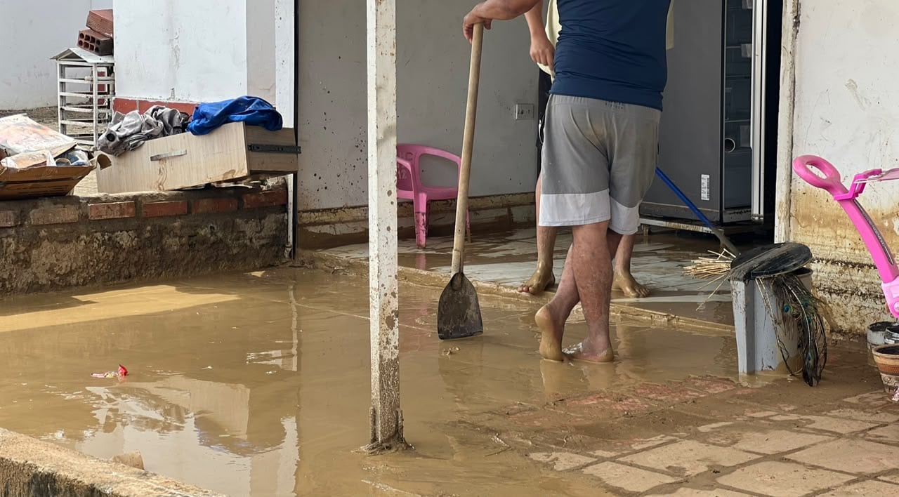 Emergencias en Lomitas, por lluvias / Foto Caracol Cúcuta