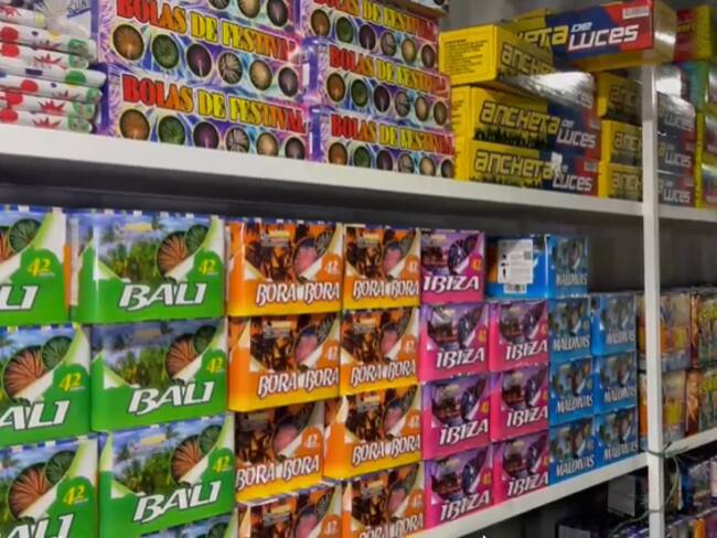 Incautada una tonelada de material pirotécnico al sur de Bogotá