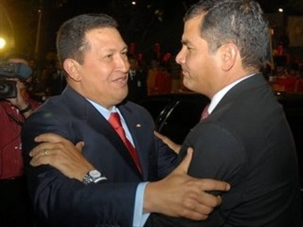 Rafael Correa y Hugo Chávez se reunirán en Venezuela