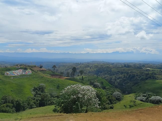 Hermoso paisaje desde el municipio de Filandia, Quindío. Foto: Vanessa Porras