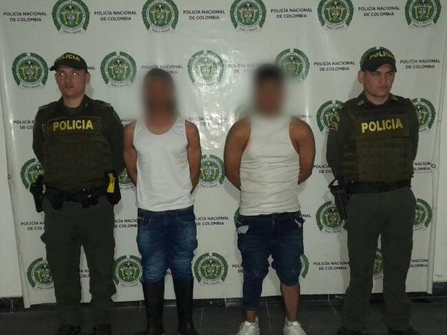 capturan a dos sujetos de 19 y 21 años de edad.
