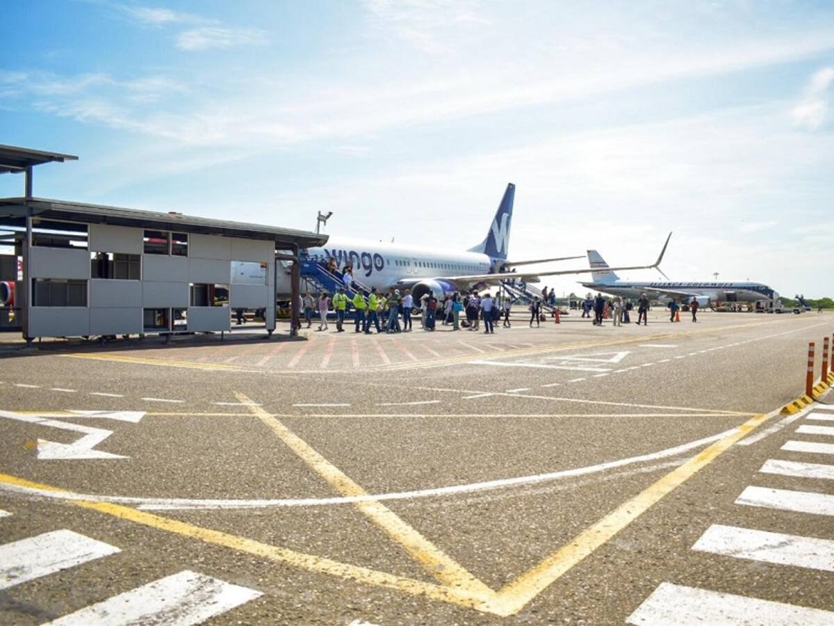 Aeropuerto de Cartagena registra un incremento del 15% en el tráfico de pasajeros este año