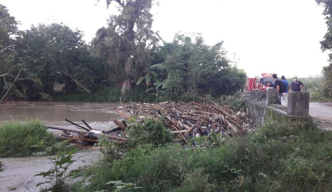 Desbordamiento del río Bugalagrande 