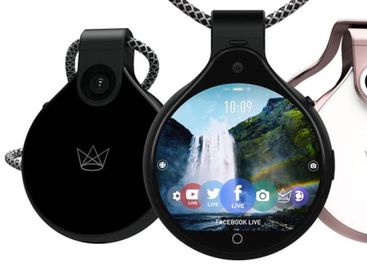 El collar que permite grabar en vivo y transmitirlo en las redes sociales