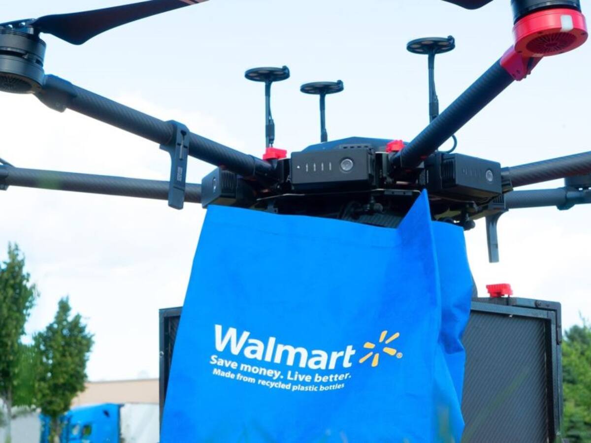Walmart prueba con opción de drones para repartir los pedidos