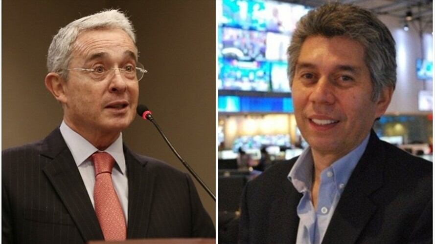 Álvaro Uribe / Daniel Coronell. Foto: W Radio