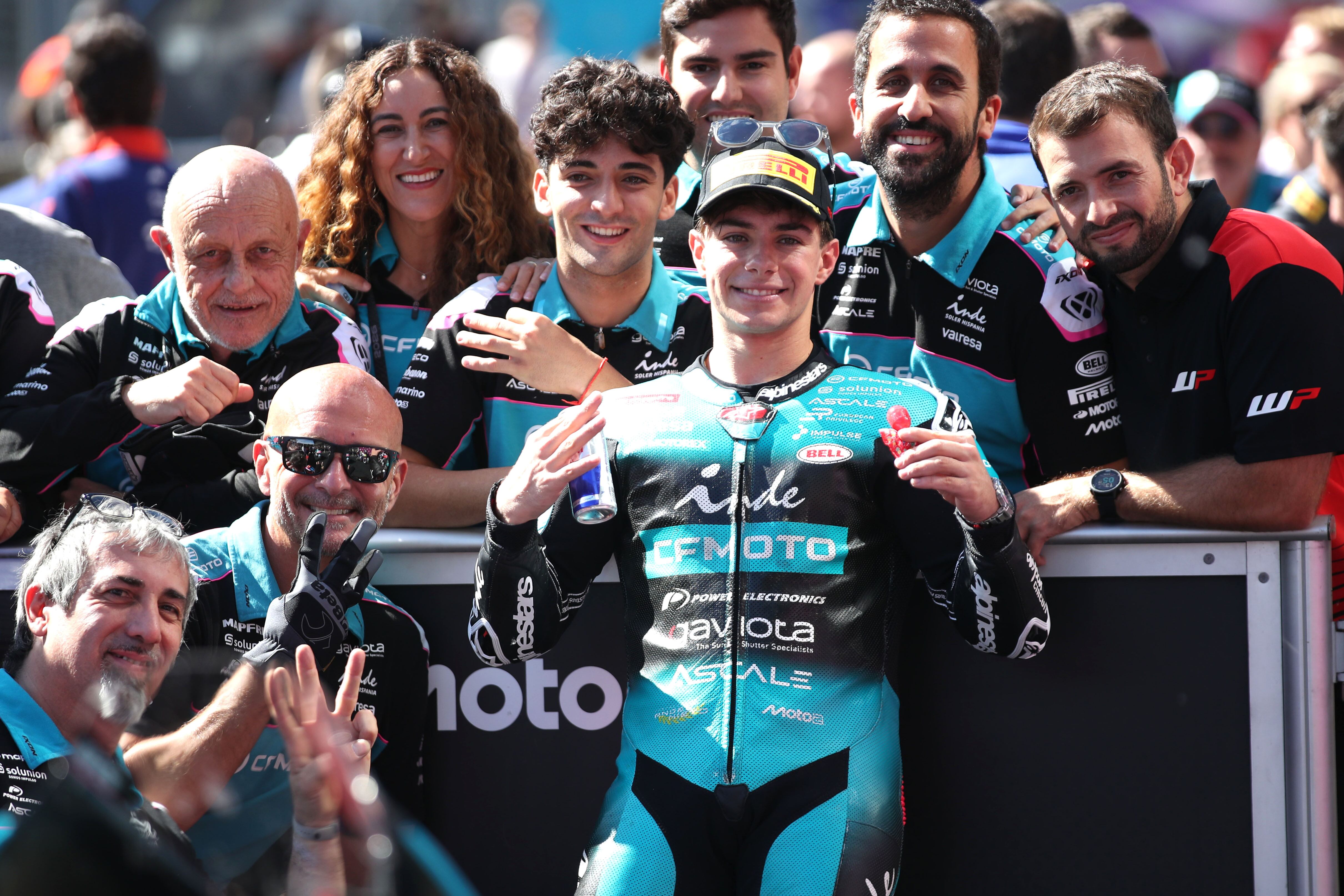 ¡David Alonso logra el podio! Así le fue en el GP de Austria del Moto2. (Photo by Gold & Goose Photography/Getty Images)