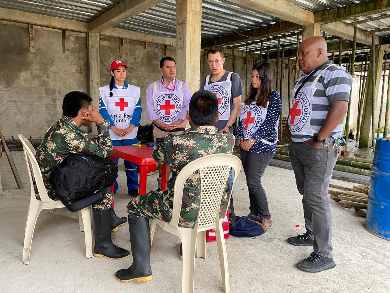 CICR recibió a combatientes en poder de la Segunda Marquetalia. Foto: CICR