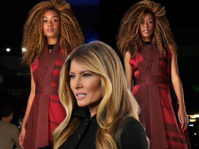 El vestido artesanal de Nariño que Petro obsequia a Melania Trump durante su visita oficial a EEUU