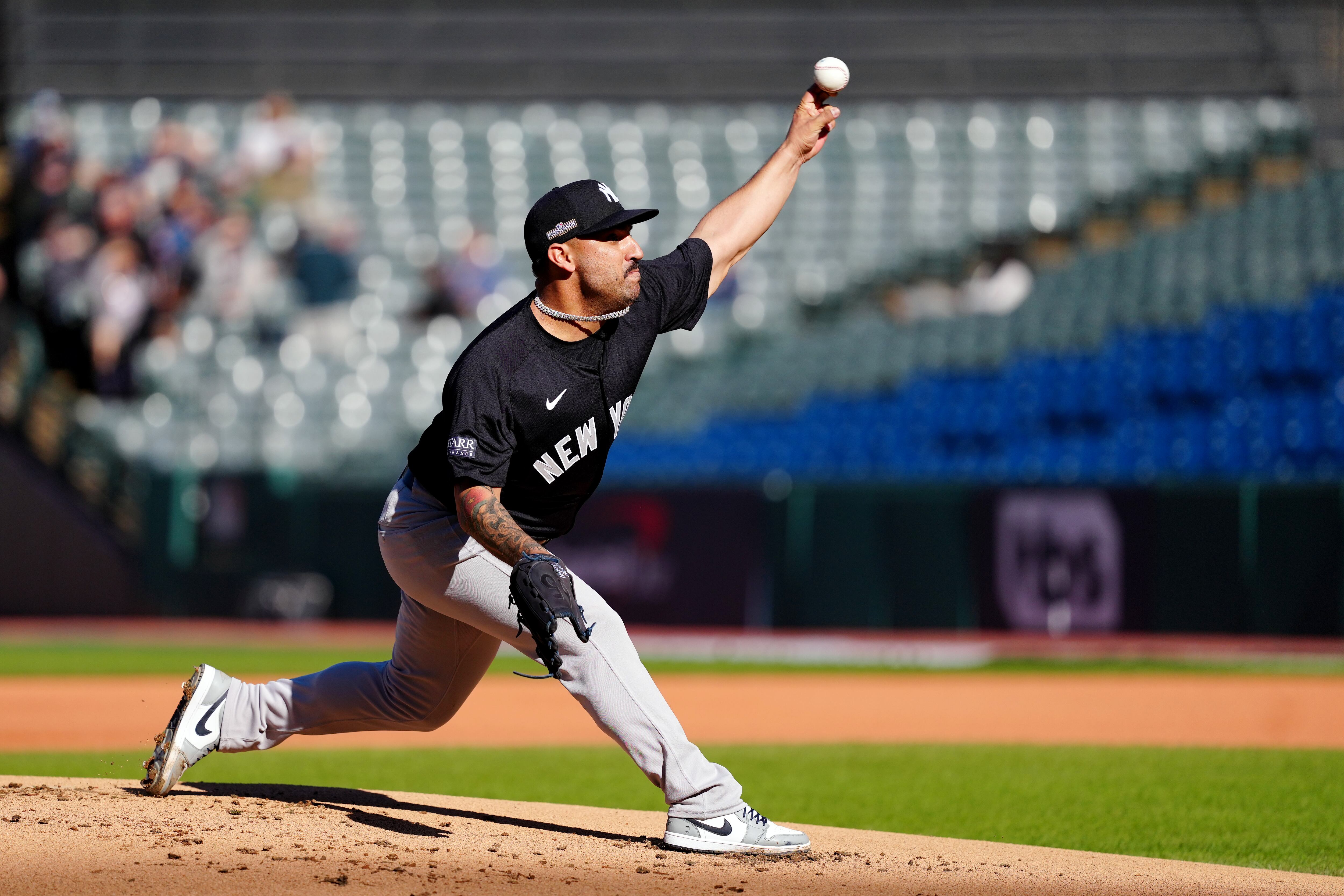 Néstor Cortés de los Yankees de Nueva York. (Photo by Mary DeCicco/MLB Photos via Getty Images)