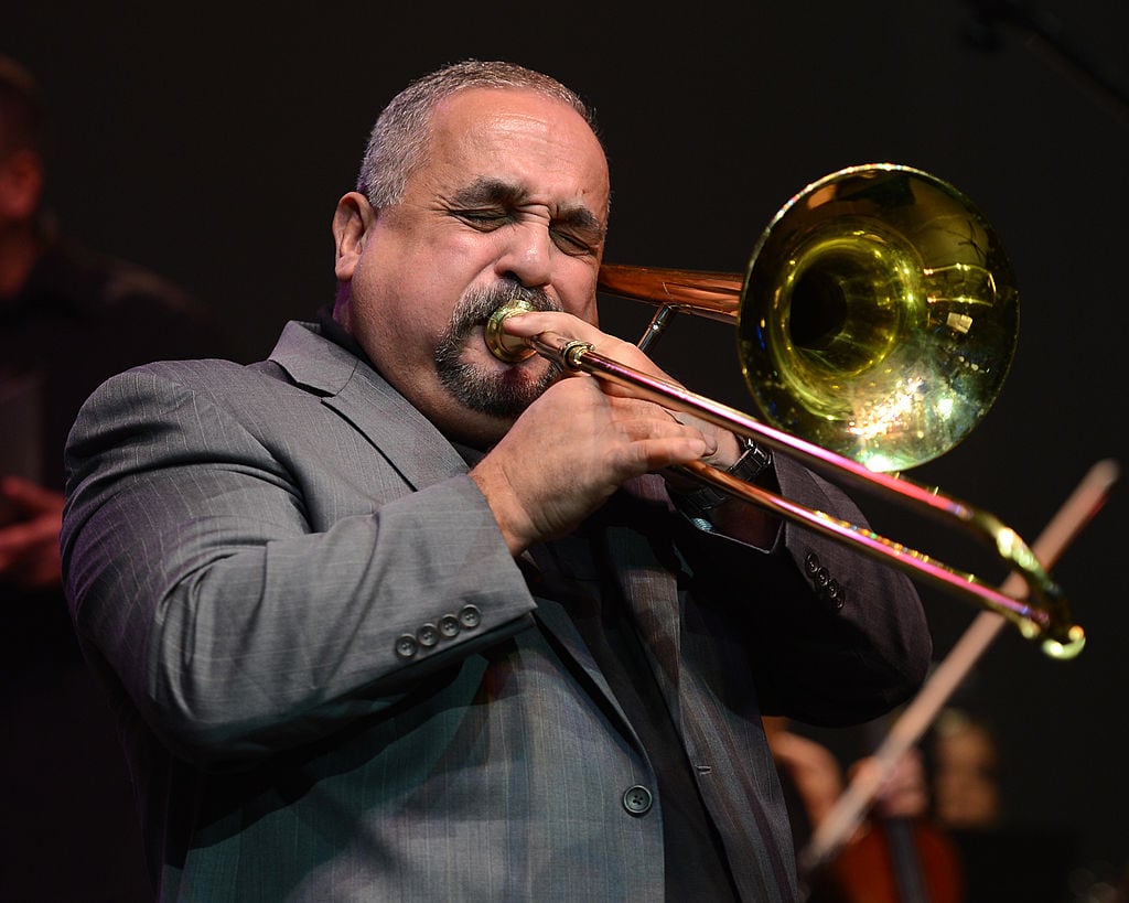 HOLLYWOOD, FL - NOVEMBER 25: Willie Colon performs at Hard Rock Live! in the Seminole Hard Rock Hotel & Casino on November 25, 2012 in Hollywood, Florida. (Photo by Larry Marano/Getty Images)
