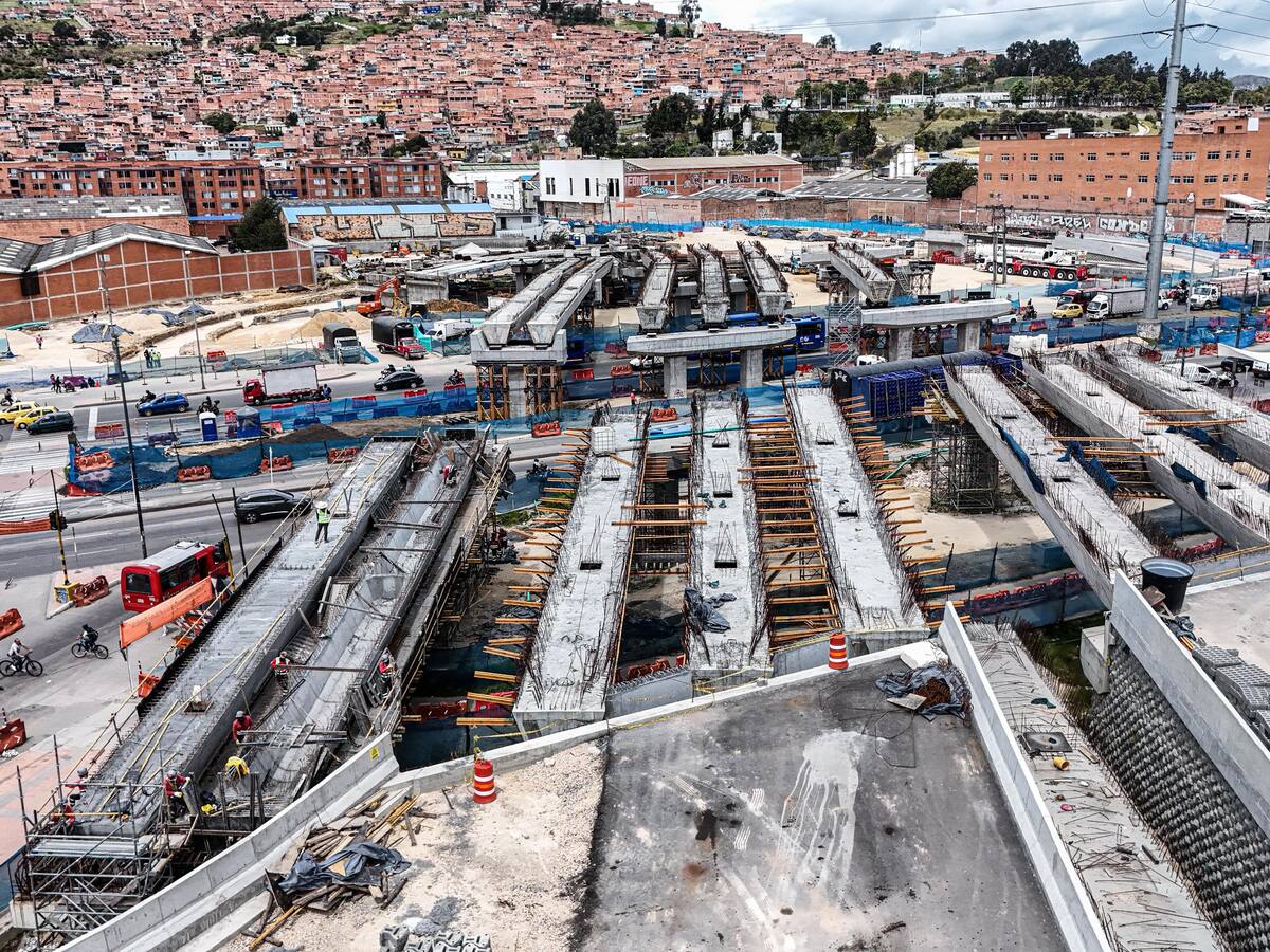 Avanzan obras en los puentes que descongestionarán la Autopista Sur con av. Bosa: ya alcanzan el 44%
