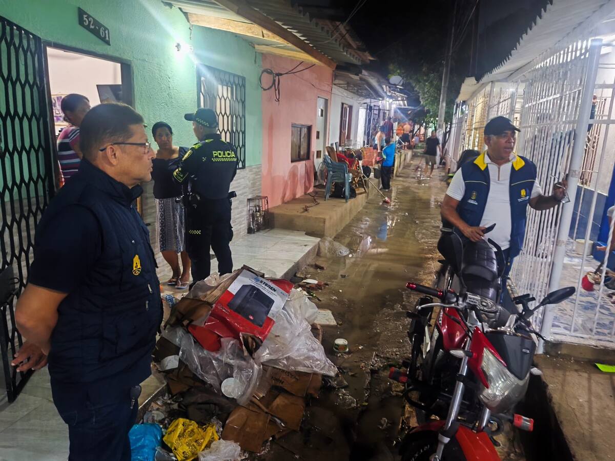 Más de 1.200 familias resultaron damnificadas por inundaciones tras fuerte aguacero en Soledad