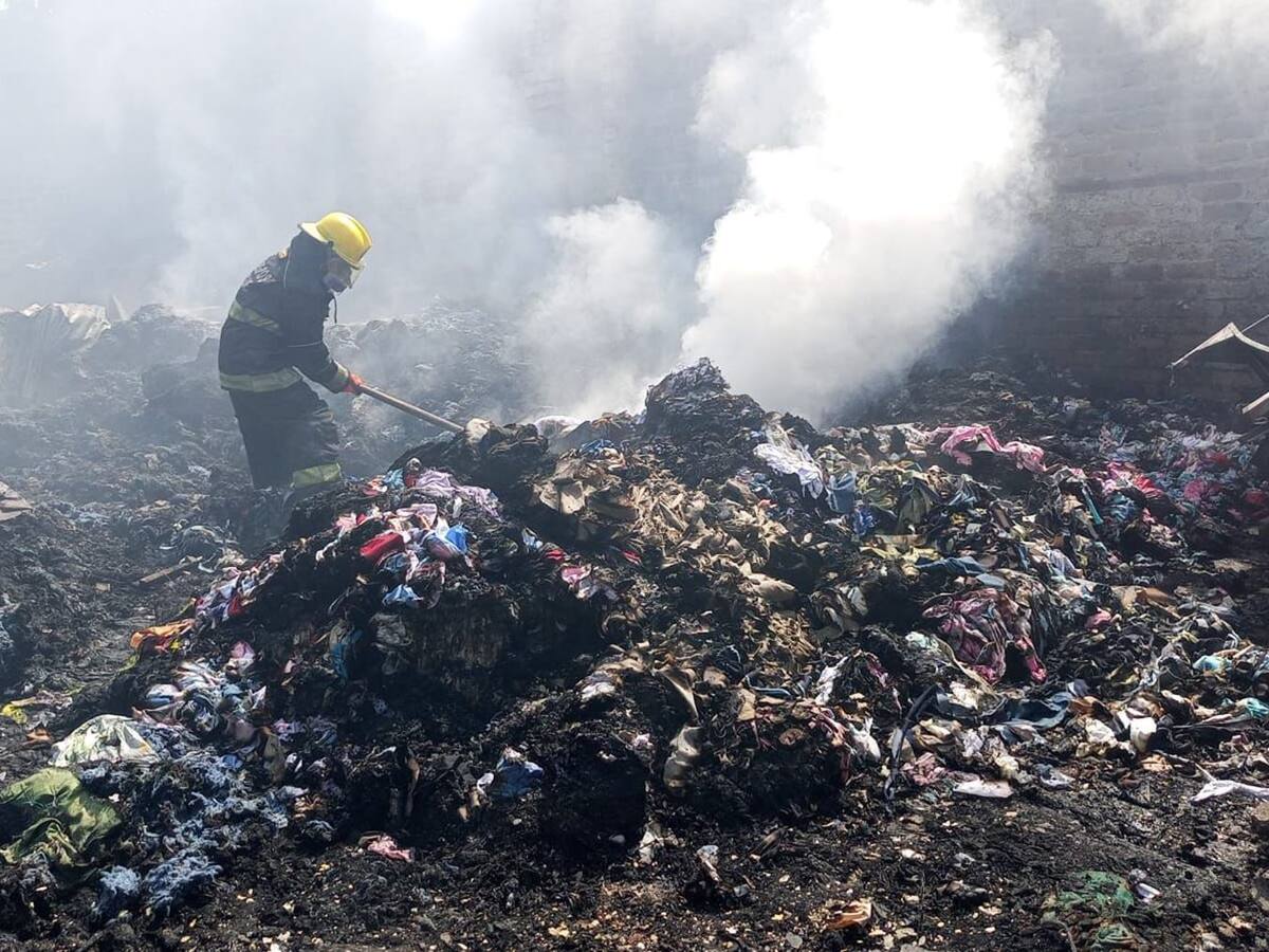 Orley Ospina, el comerciante que lo perdió todo en medio de un incendio en Ibagué