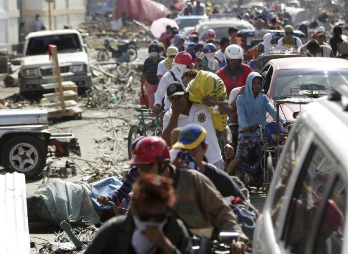 Aspectos de las zonas devastadas por el tifón que durante el fin de semana azotó a Filipinas, hecho que movió a la comunidad internacional a enviar ayuda a millones de afectados.