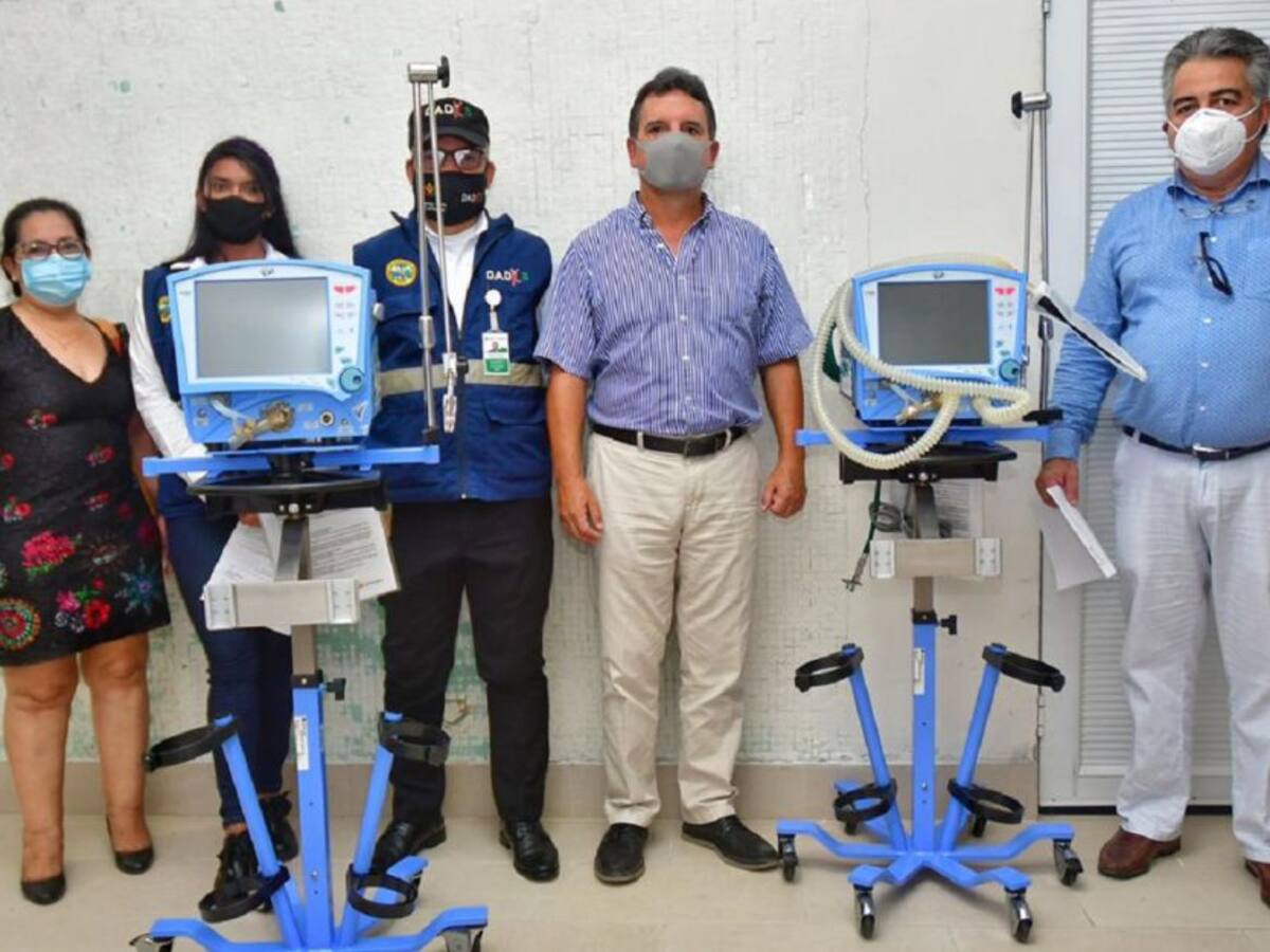 Entregan ventiladores mecánicos al Hospital Universitario de Cartagena