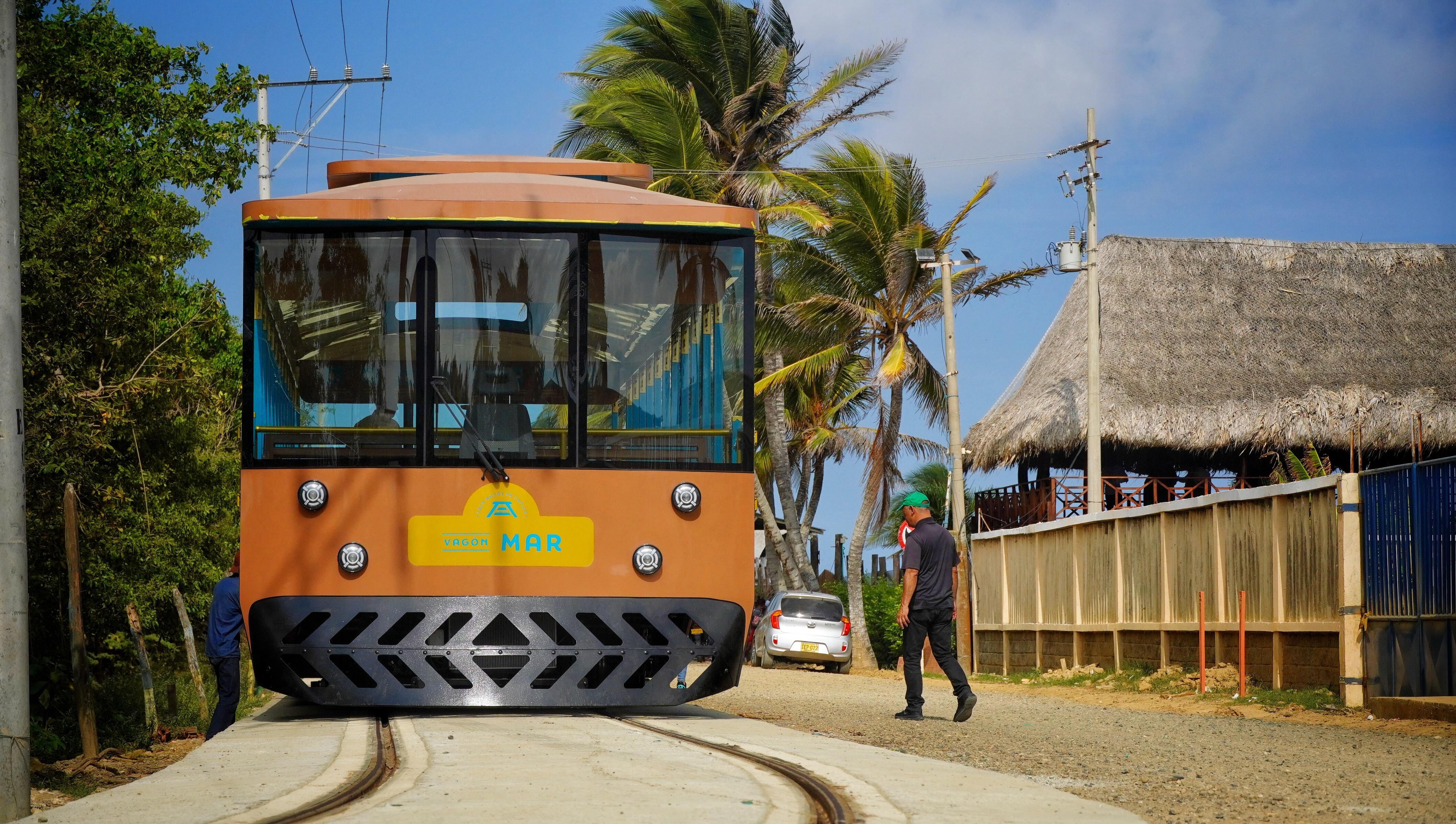 Vagón del Tren Turístico - cortesía Alcaldía de Barranquilla