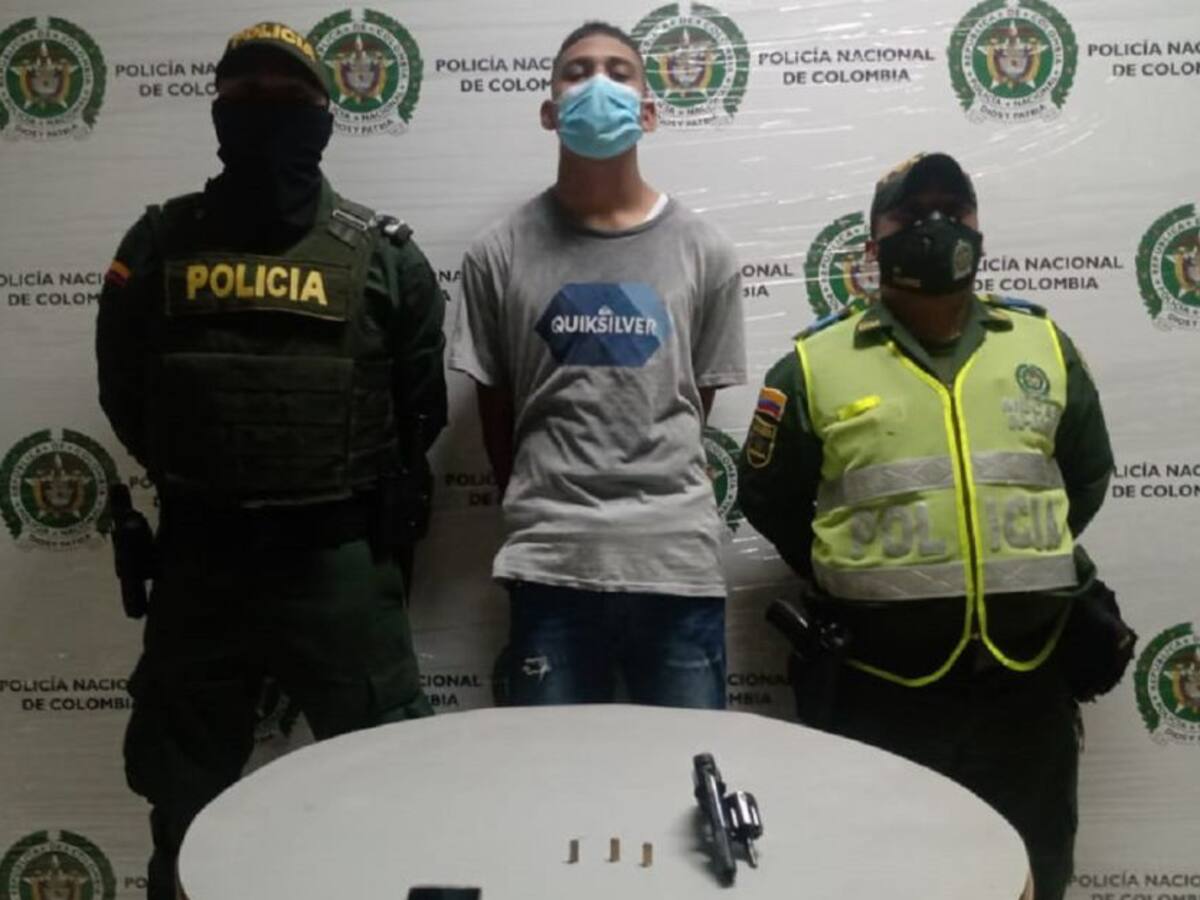 Capturado presunto delincuente por robar con arma traumática en Cartagena