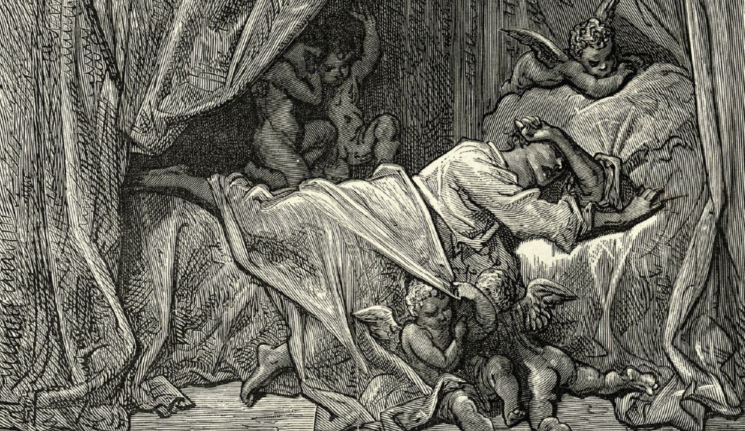 La peculiar forma como dormía la gente en la Edad Media