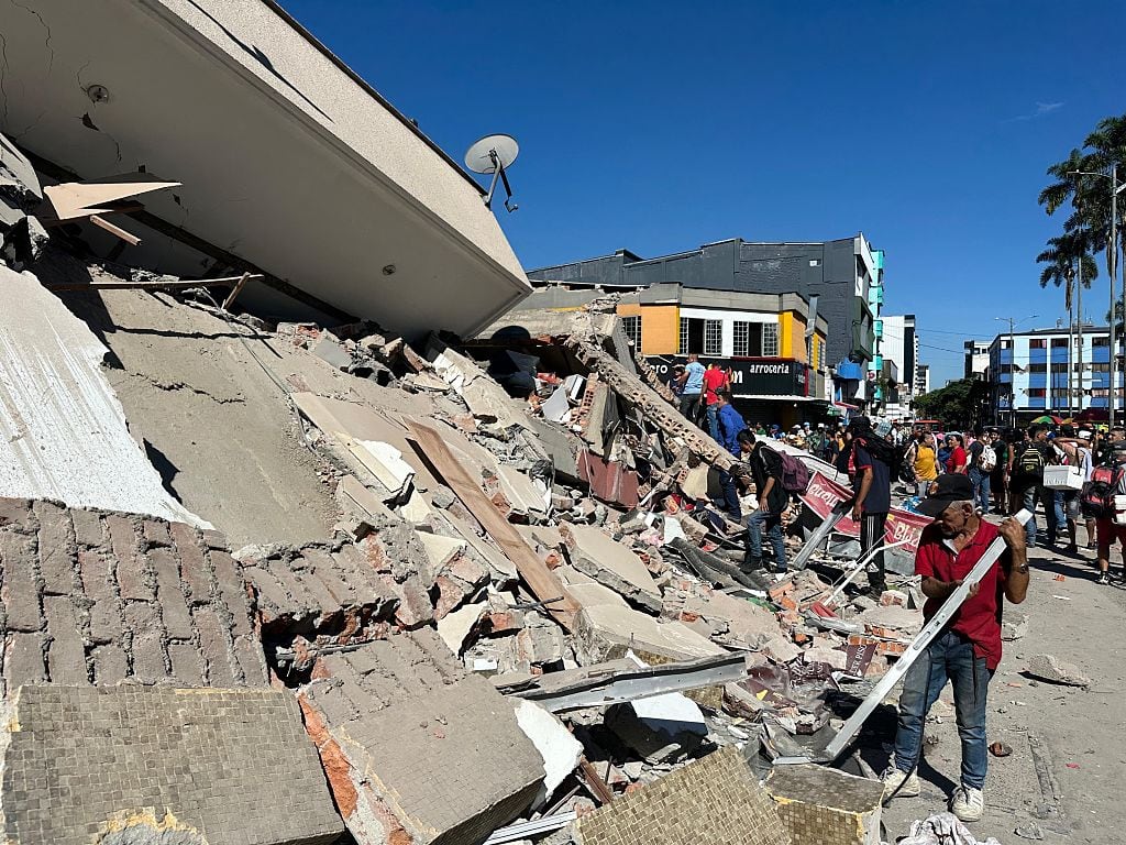 Terremoto Colombia. (Photo by Alexis Munera/Anadolu via Getty Images)