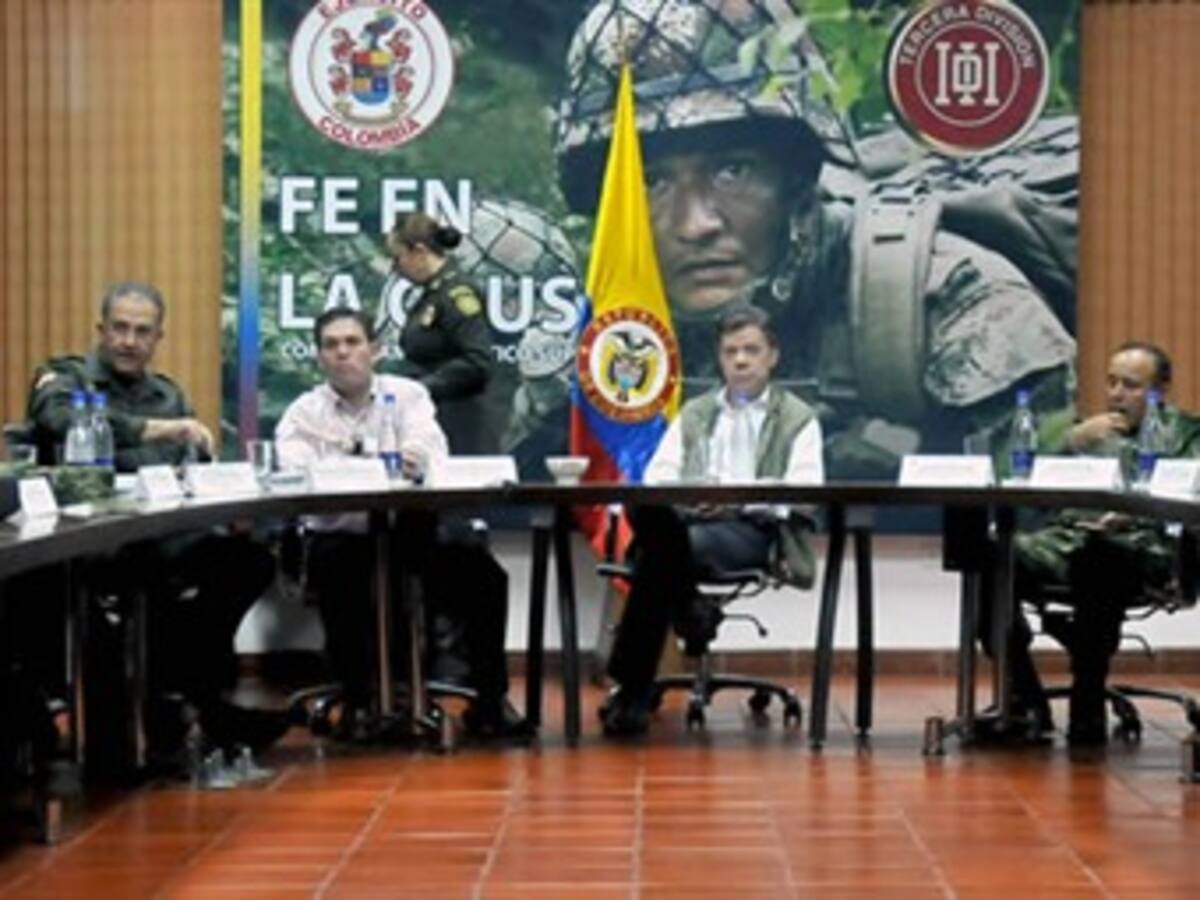 La guerrilla está haciendo hostigamientos cobardes en Cauca: presidente Santos
