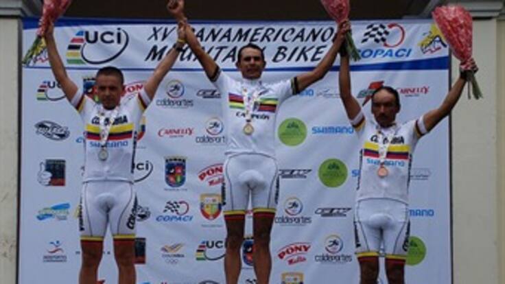 Colombia lidera tabla de medallería en Panamericano de Ciclomontañismo de Chía