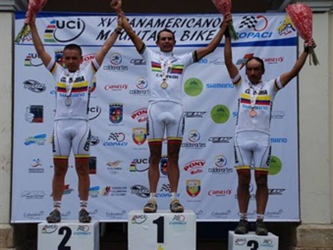 Colombia lidera tabla de medallería en Panamericano de Ciclomontañismo de Chía