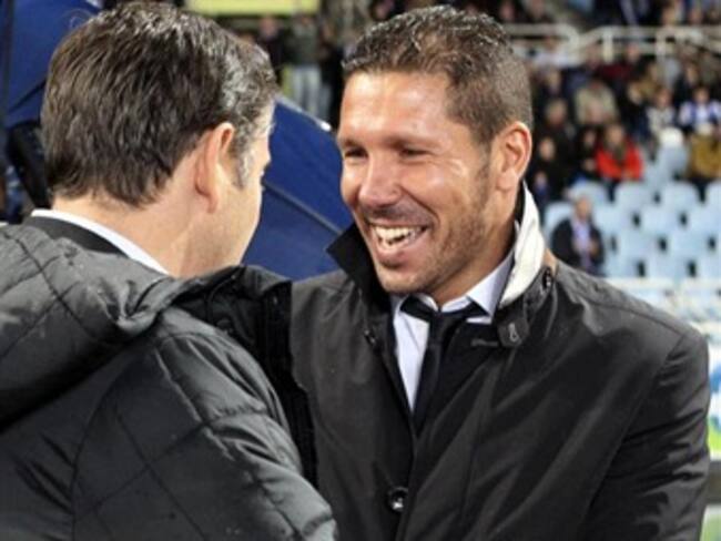 Simeone: "Falcao entrena mucho ese tipo de jugadas"