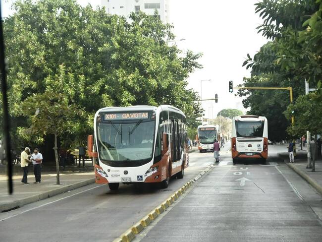 Transcaribe activará desvíos en la noche del 1 de junio