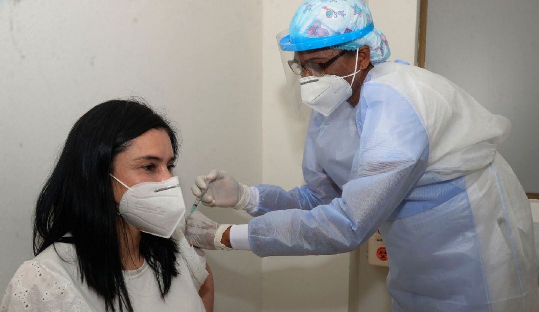 Simulacro de vacunación contra la COVID-19 en Cartagena