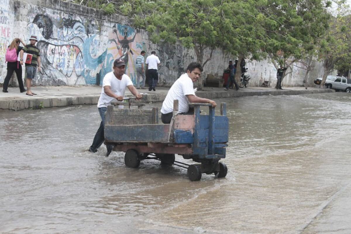 Otro sector donde se vivió la misma emergencia fue en la calle 68 con carrera 26.