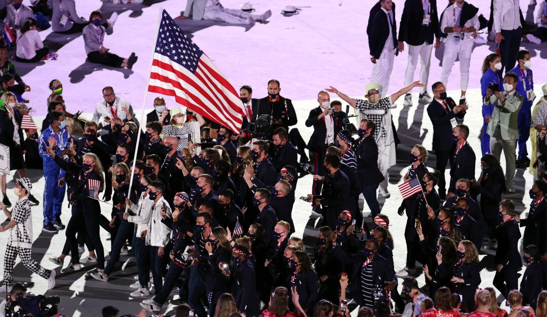 Equipo de EE.UU. en Juegos Olímpicos Tokio 2020.