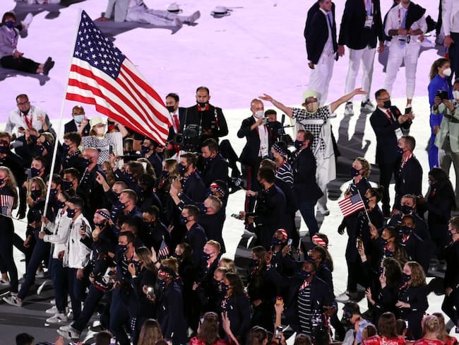 Equipo de EE.UU. en Juegos Olímpicos Tokio 2020.