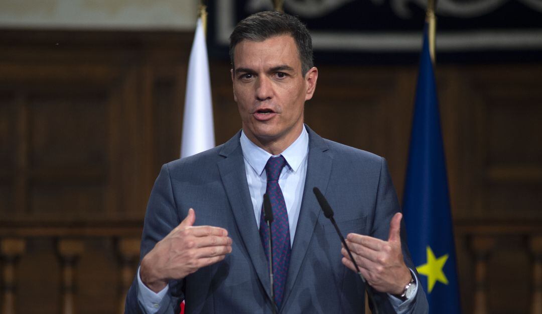 El presidente del Gobierno español, Pedro Sánchez