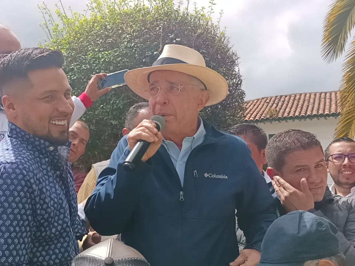 Desde Boyacá, el expresidente Álvaro Uribe hizo duras críticas a la reforma a la salud
