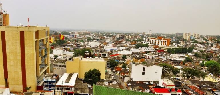 Panorámica de Villavicencio, Meta.