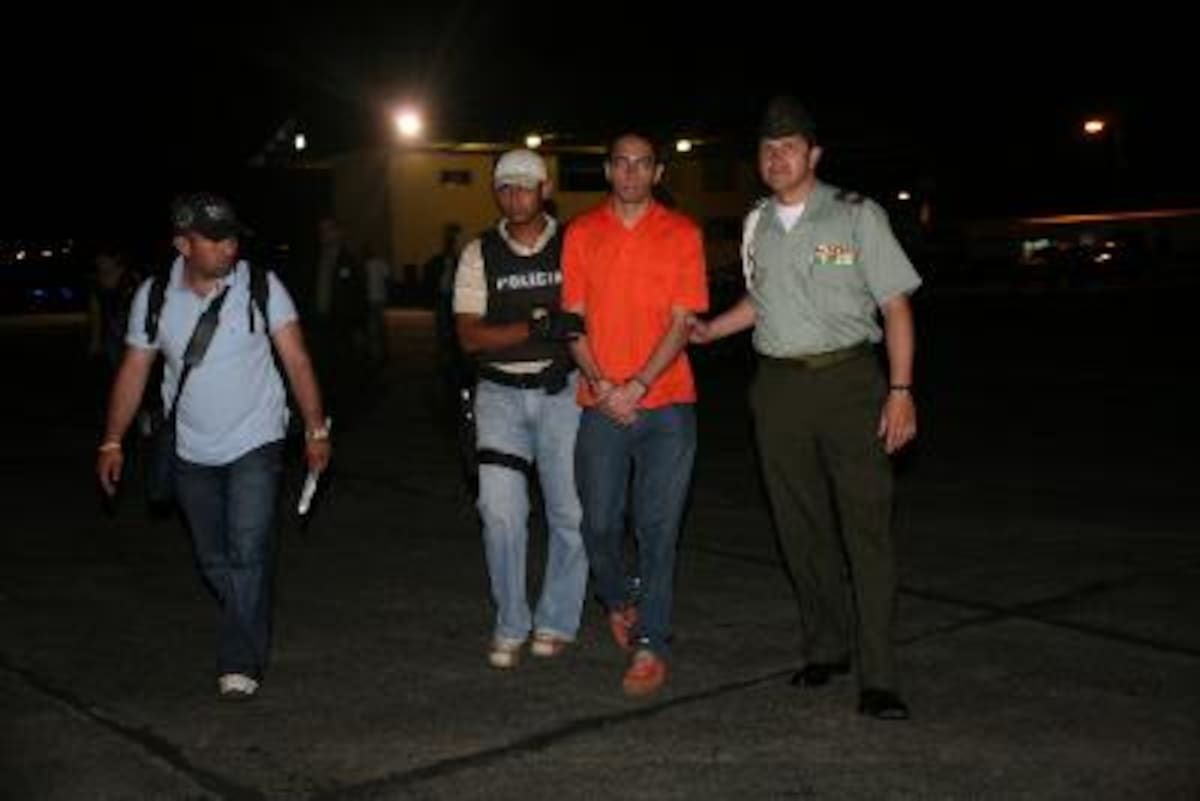 Así fue la captura de David Murcia Guzmán en Panamá - cortesía: Policía Nacional