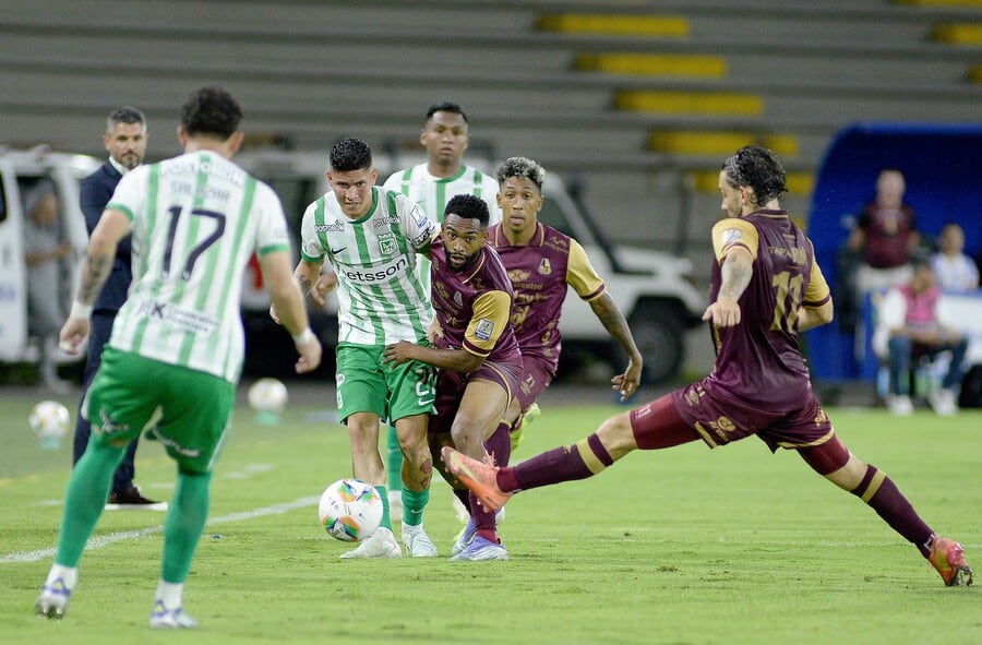 Duelo de Liga Colombiana entre Atlético Nacional y Deportes Tolima / Colprensa