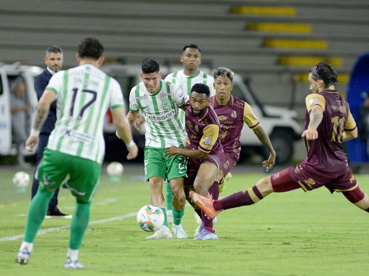 Tolima 0-0 Nacional: así fueron las expulsiones del verde y las mejores jugadas en Liga Colombiana