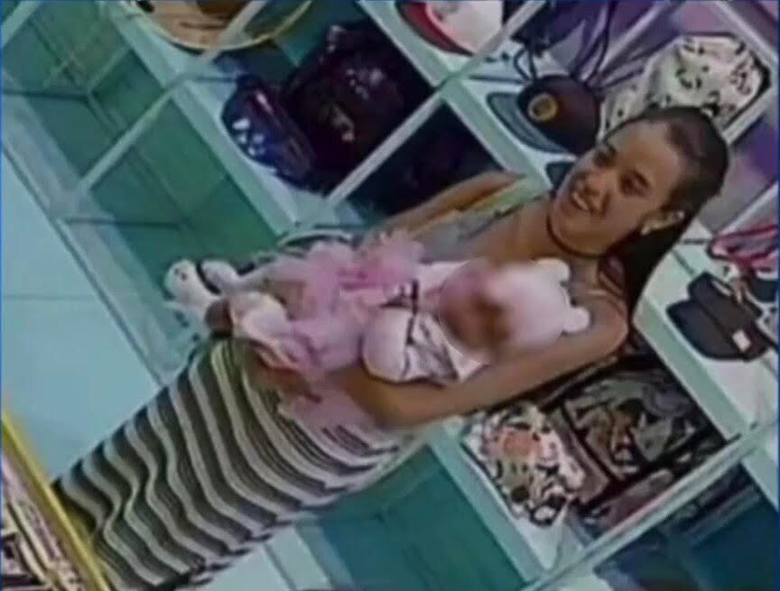 Mujer venezolana que secuestró a una bebé en Bello, Antioquia. Foto: Cortesía.