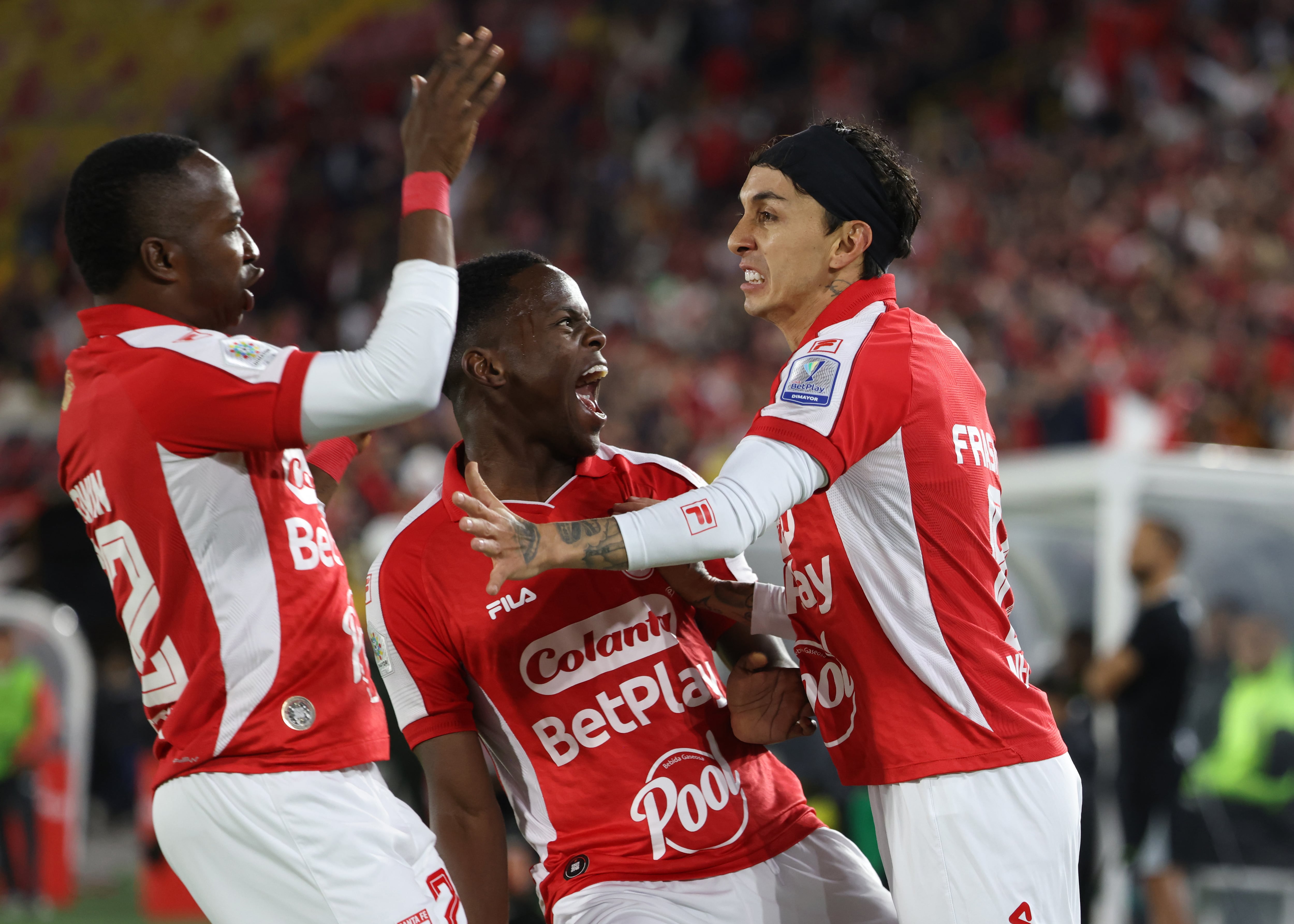 ¿Qué pasa si Santa Fe gana, pierde o empata con Deportivo Pasto en la fecha 18 de Liga Colombiana?. (Photo by John Vizcaino/VIEWpress)