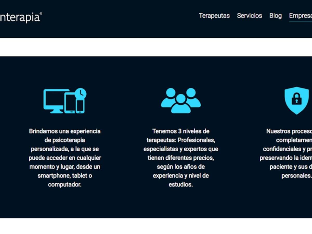 Plataformas digitales ayudarían a dar psicoterapia online