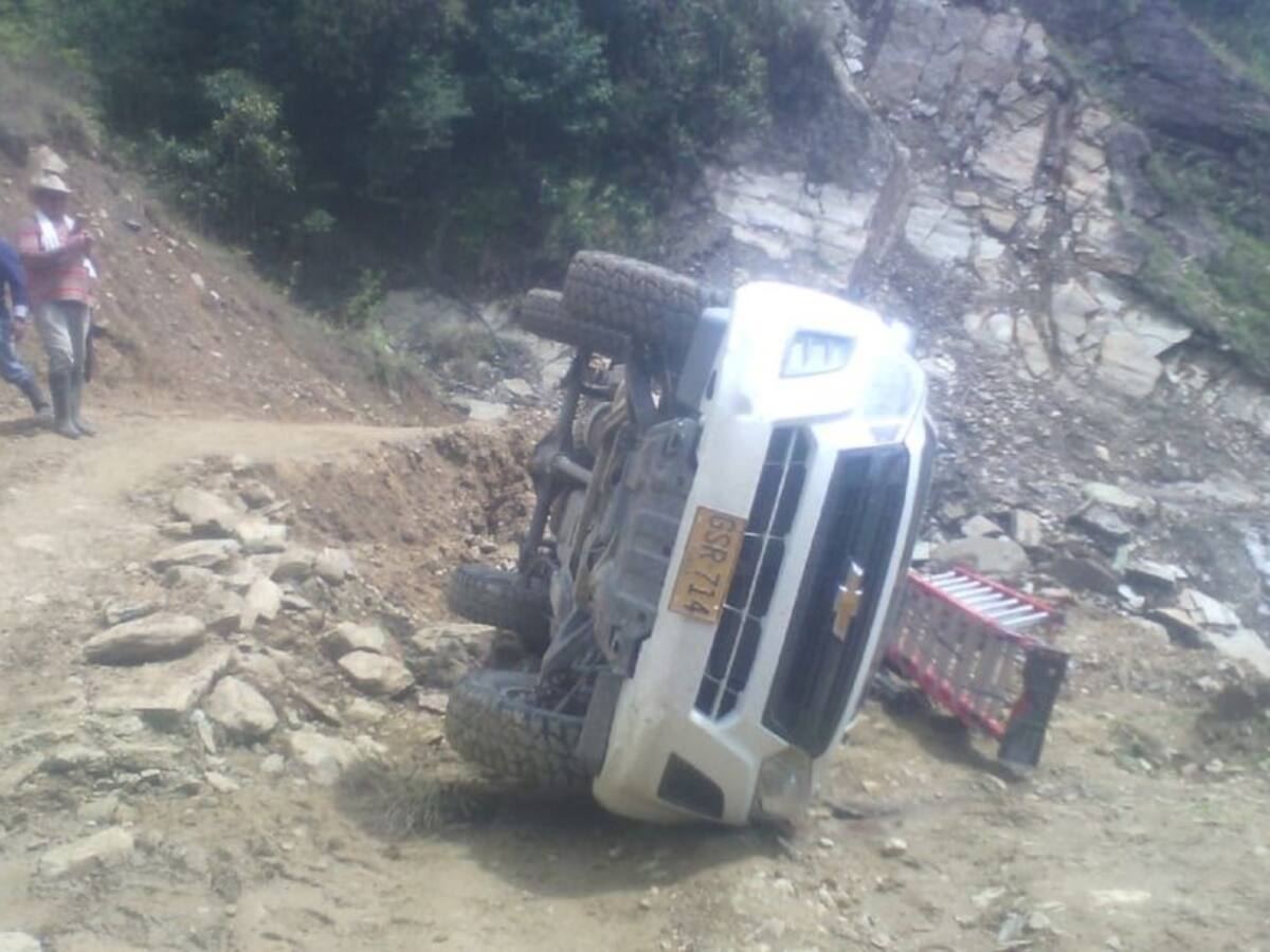 Accidente de tránsito en el sector de Cataimita en Ibagué