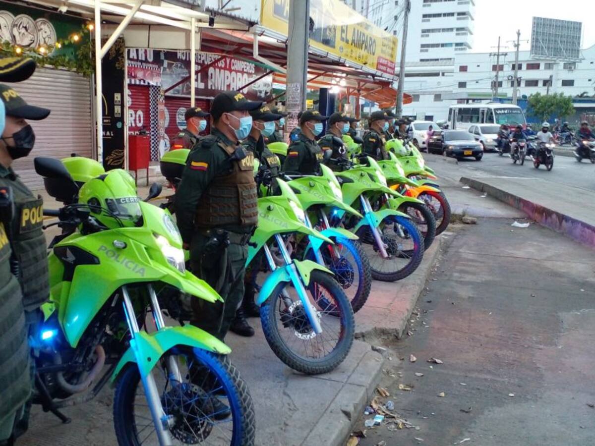 250 policías custodiarán protesta de mototaxistas en Cartagena