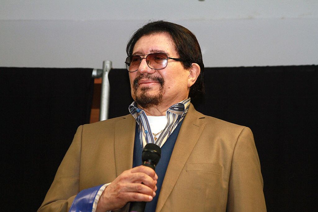 SAN JUAN, PUERTO RICO - SEPTEMBER 27:  Bobby Cruz talks to media as part of a Press Conference at Coliseo Jose M. Agrelot on September 27, 2016 in San Juan, Puerto Rico.  (Photo by GV Cruz/WireImage)