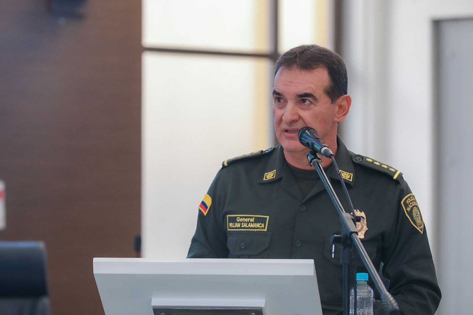 General William Salamanca. Cortesía: Policía Nacional.