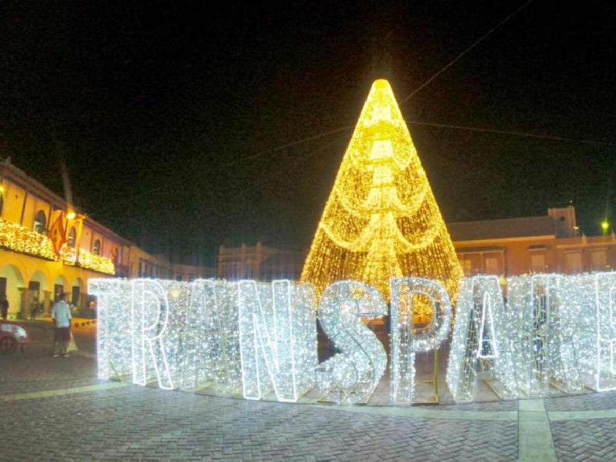 Encendido alumbrado navideño de Cartagena