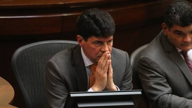 Saúl Cruz reconoció que no fue agredido por cámara de Noticias Uno. Foto: Colprensa