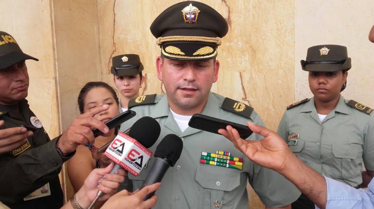 Coronel Hugo Molano, comandante operativo MEBAR.