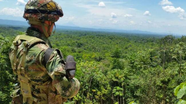 Militares en el Catatumbo.